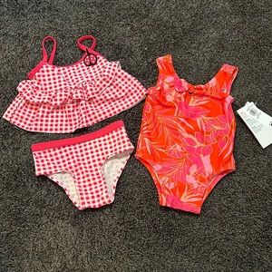 Baby Pink Summer Beach Pool Swimsuit 0-3 months